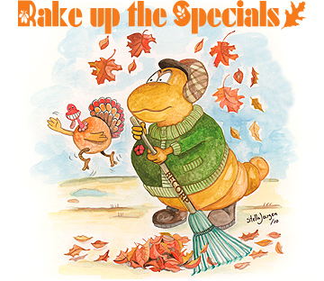 Rake up these Specials - Recorp Inc. November Special, Copyright © 2010, Recorp Inc.